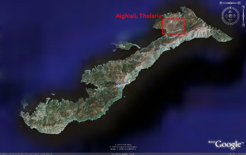 Map of Amorgos